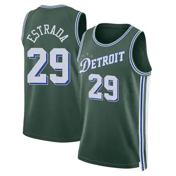 Detroit Pistons Aaron Estrada 2022/23 City Edition Jersey - Men's Swingman Green