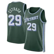 Detroit Pistons Aaron Estrada 2022/23 City Edition Jersey - Youth Swingman Green