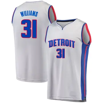 Detroit Pistons Alondes Williams Alternate Jersey - Statement Edition - Men's Fast Break Gray