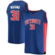 Detroit Pistons Alondes Williams Jersey - Icon Edition - Men's Fast Break Blue