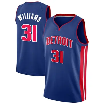 Detroit Pistons Alondes Williams Jersey - Icon Edition - Men's Swingman Blue