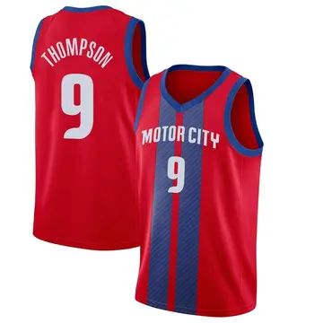 Detroit Pistons Ausar Thompson 2019/20 Finished Jersey - City Edition - Men's Swingman Red