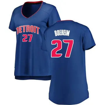 Detroit Pistons Buddy Boeheim Jersey - Icon Edition - Women's Fast Break Royal