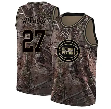 Detroit Pistons Buddy Boeheim Realtree Collection Jersey - Men's Swingman Camo