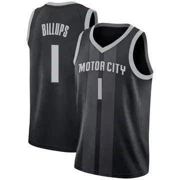 Detroit Pistons Chauncey Billups 2018/19 Jersey - City Edition - Men's Swingman Black