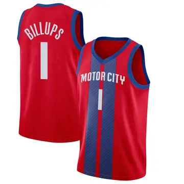 Detroit Pistons Chauncey Billups 2019/20 Finished Jersey - City Edition - Men's Swingman Red