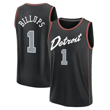 Detroit Pistons Chauncey Billups 2023/24 City Edition Jersey - Men's Fast Break Black