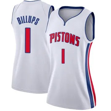 Detroit Pistons Chauncey Billups Jersey - Association Edition - Women's Swingman White