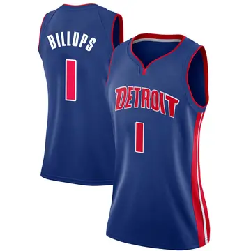 Detroit Pistons Chauncey Billups Jersey - Icon Edition - Women's Swingman Blue