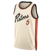 Detroit Pistons Chimezie Metu Tan 2024/25 City Edition Jersey - Men's Swingman