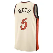 Detroit Pistons Chimezie Metu Tan 2024/25 City Edition Jersey - Men's Swingman