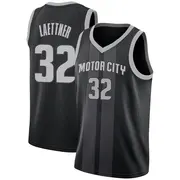 Detroit Pistons Christian Laettner 2018/19 Jersey - City Edition - Youth Swingman Black