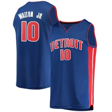 Detroit Pistons Derrick Walton Jr. Jersey - Icon Edition - Youth Fast Break Blue