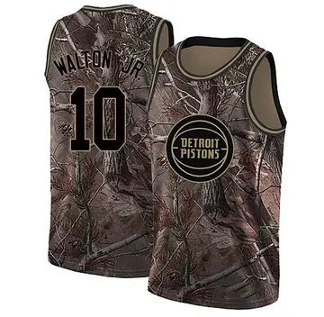 Detroit Pistons Derrick Walton Jr. Realtree Collection Jersey - Youth Swingman Camo