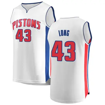 Detroit Pistons Grant Long Jersey - Association Edition - Men's Fast Break White