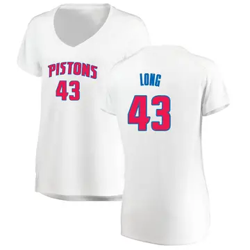 Detroit Pistons Grant Long Jersey - Association Edition - Women's Fast Break White