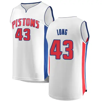 Detroit Pistons Grant Long Jersey - Association Edition - Youth Fast Break White