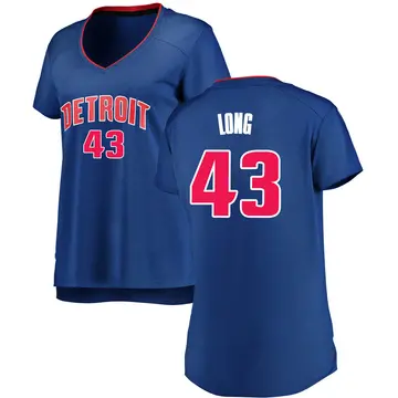 Detroit Pistons Grant Long Jersey - Icon Edition - Women's Fast Break Royal