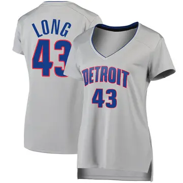 Detroit Pistons Grant Long Silver Jersey - Statement Edition - Women's Fast Break