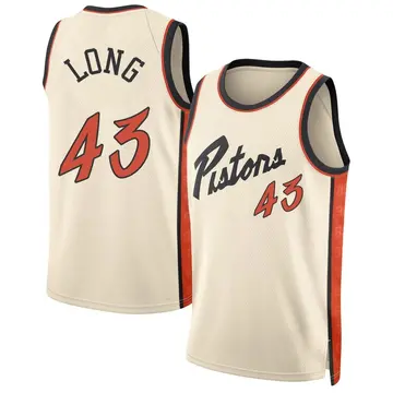 Detroit Pistons Grant Long Tan 2024/25 City Edition Jersey - Men's Swingman