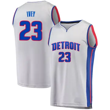 Detroit Pistons Jaden Ivey Alternate Jersey - Statement Edition - Men's Fast Break Gray