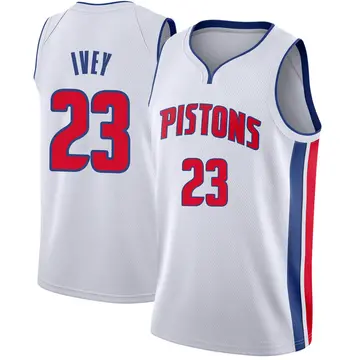 Detroit Pistons Jaden Ivey Jersey - Association Edition - Men's Swingman White