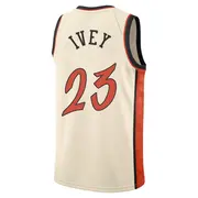 Detroit Pistons Jaden Ivey Tan 2024/25 City Edition Jersey - Youth Swingman