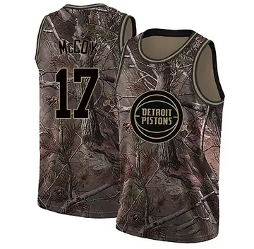 Detroit Pistons Javante McCoy Realtree Collection Jersey - Men's Swingman Camo