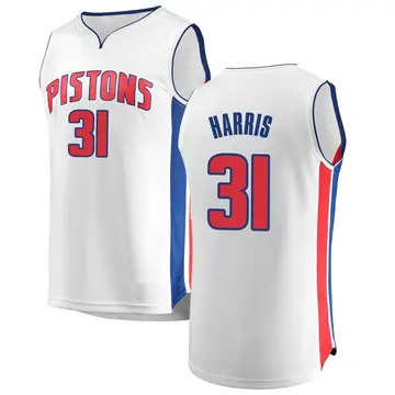 Detroit Pistons Joe Harris Jersey - Association Edition - Men's Fast Break White