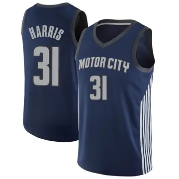 Detroit Pistons Joe Harris Jersey - City Edition - Men's Swingman Navy