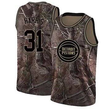 Detroit Pistons Joe Harris Realtree Collection Jersey - Men's Swingman Camo