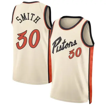 Detroit Pistons Joe Smith Tan 2024/25 City Edition Jersey - Men's Swingman