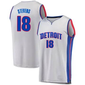 Detroit Pistons Lamar Stevens Alternate Jersey - Statement Edition - Men's Fast Break Gray