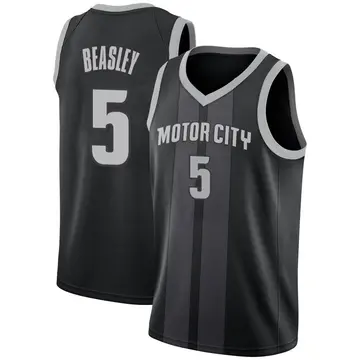 Detroit Pistons Malik Beasley 2018/19 Jersey - City Edition - Youth Swingman Black