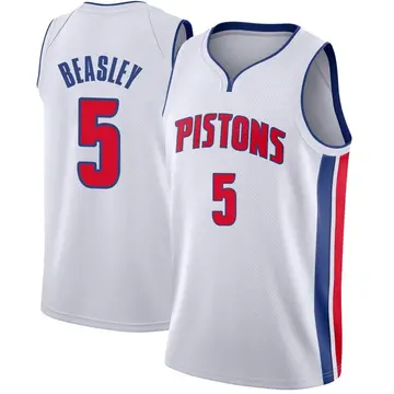 Detroit Pistons Malik Beasley Jersey - Association Edition - Youth Swingman White