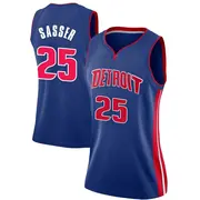 Detroit Pistons Marcus Sasser Jersey - Icon Edition - Women's Swingman Blue