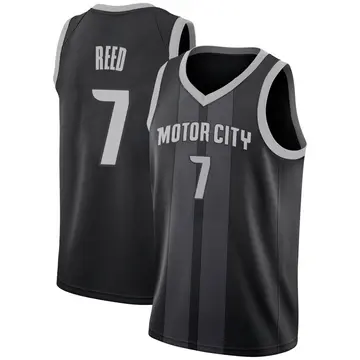 Detroit Pistons Paul Reed 2018/19 Jersey - City Edition - Youth Swingman Black