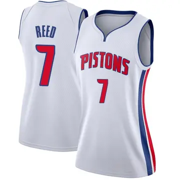 Detroit Pistons Paul Reed Jersey - Association Edition - Women's Swingman White