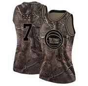 Detroit Pistons Paul Reed Realtree Collection Jersey - Women's Swingman Camo