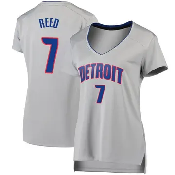 Detroit Pistons Paul Reed Silver Jersey - Statement Edition - Women's Fast Break