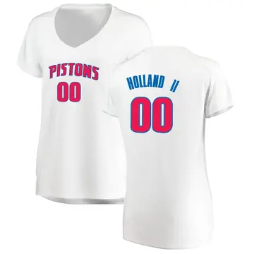 Detroit Pistons Ronald Holland II Jersey - Association Edition - Women's Fast Break White