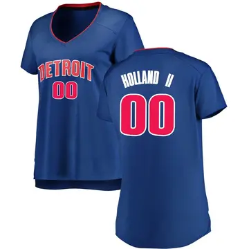 Detroit Pistons Ronald Holland II Jersey - Icon Edition - Women's Fast Break Royal