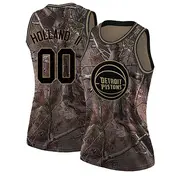 Detroit Pistons Ronald Holland II Realtree Collection Jersey - Women's Swingman Camo