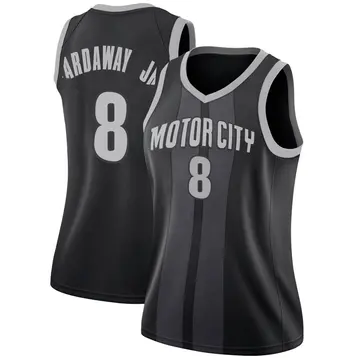 Detroit Pistons Tim Hardaway Jr. 2018/19 Jersey - City Edition - Women's Swingman Black