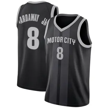 Detroit Pistons Tim Hardaway Jr. 2018/19 Jersey - City Edition - Youth Swingman Black