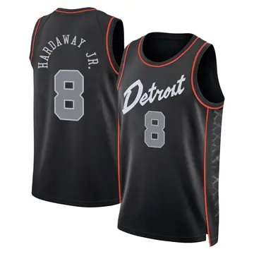 Detroit Pistons Tim Hardaway Jr. 2023/24 City Edition Jersey - Men's Swingman Black