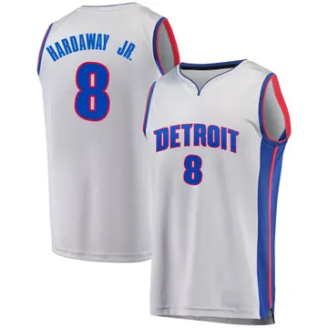 Detroit Pistons Tim Hardaway Jr. Alternate Jersey - Statement Edition - Men's Fast Break Gray