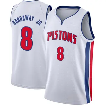 Detroit Pistons Tim Hardaway Jr. Jersey - Association Edition - Men's Swingman White