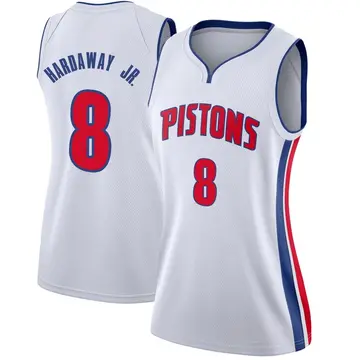 Detroit Pistons Tim Hardaway Jr. Jersey - Association Edition - Women's Swingman White