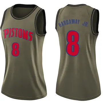 Detroit Pistons Tim Hardaway Jr. Salute to Service Jersey - Women's Swingman Green